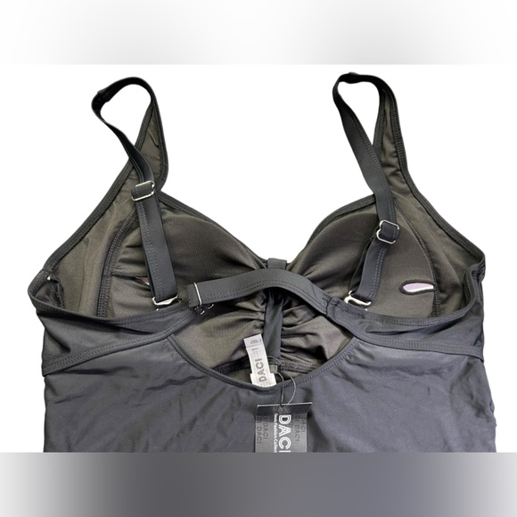 DACI retro cross front tummy control full bottom coverage one piece swimsuit NWT - Picture 5 of 9